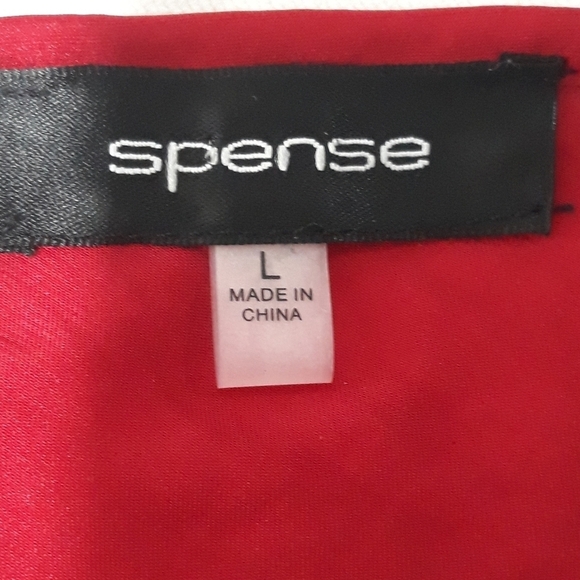 Spense Top Sleeveless in Red Blouse Size Large Lightweight - Picture 5 of 10